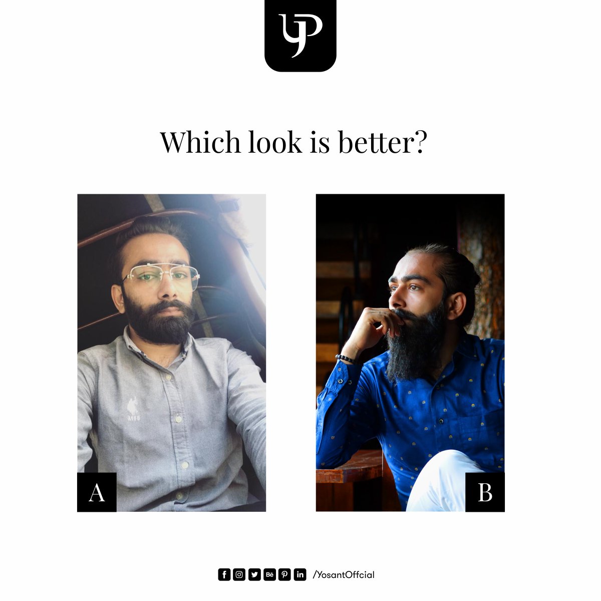 YosantOfficial's tweet photo. Which Look is better?
#Look #Beard #SmallBeard #YosantPatel https://t.co/jYtwr95Ocn