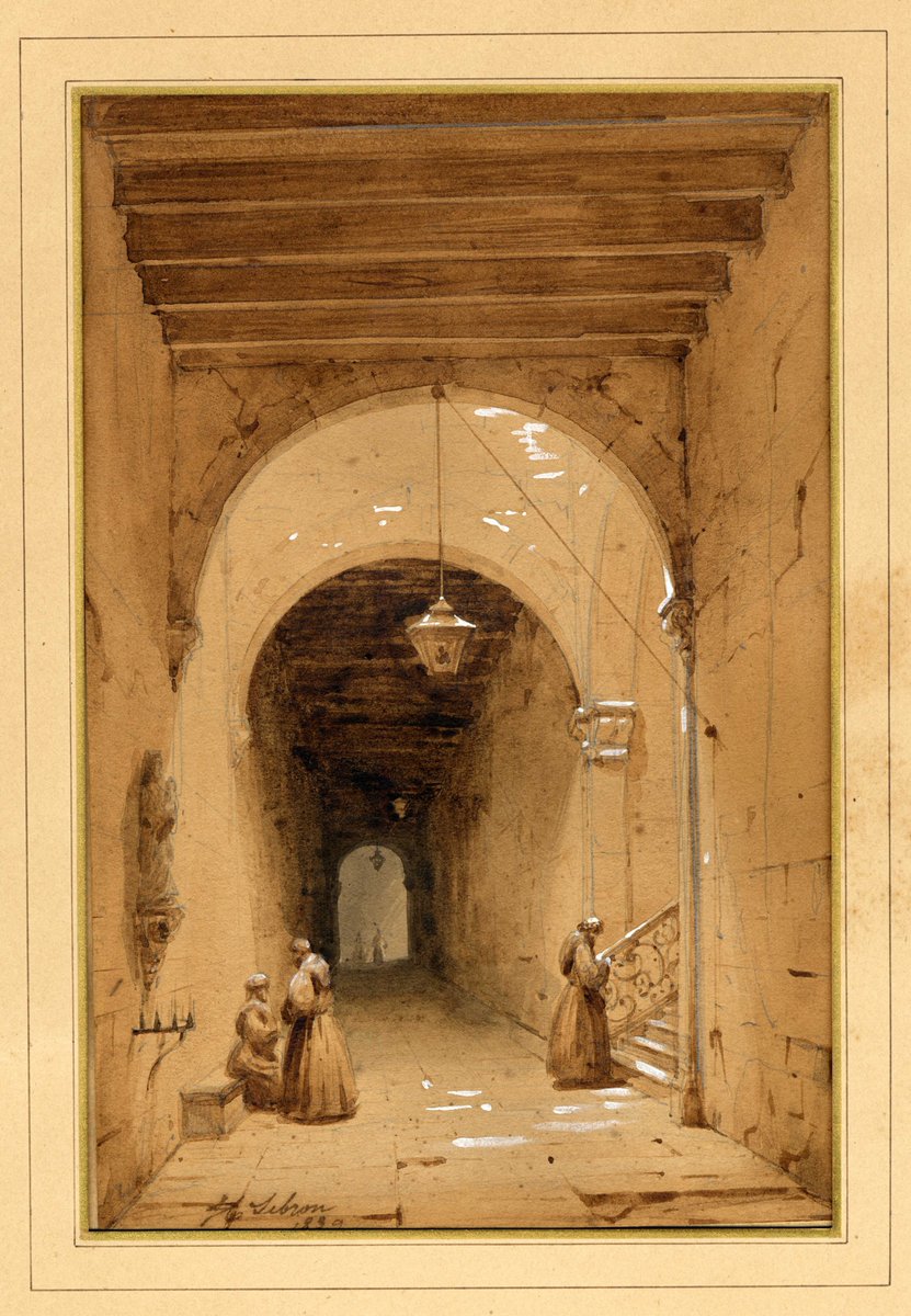 MuseeBry's tweet photo. Hippolyte #Sebron (1801-1879), élève et assistant de #Daguerre au #Diorama de Paris, fait son entrée dans les collections de la Ville de #BrysurMarne avec ces deux beaux dessins signés et datés de 1839. https://t.co/l8HYGCwB2H