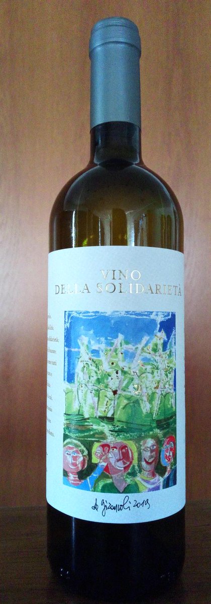 CCormons's tweet photo. Presentazione del Vino della Solidarietà 2019. Il progetto coinvolge le persone disabili dell'ANFFAS Onlus di Gorizia in tutte le fasi di produzione. Il nostro DOC Collio Bianco 2018 si presenta quest'anno con l'etichetta d'autore realizzata da Luciano De Gironcoli. 🍇🥰 https://t.co/FyuOa1NAmm