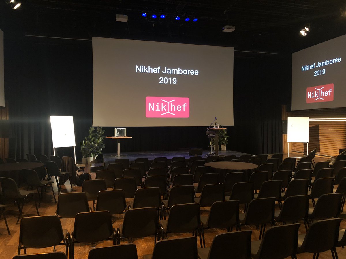Vandaag barst de #_nikhef jaarvergadering los, aka jamboree. Deze keer met nieuwe aanpak. Zo is het programma voor vandaag weliswaar voorbereid, maar nog niet bekend. #zininmooiedag
