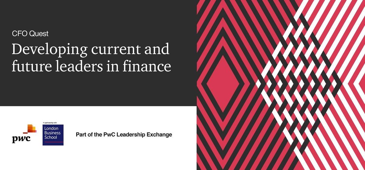 LisaJ_Hooker's tweet photo. The role of the CFO is constantly evolving bringing many new challenges. @PwC_UK's award winning  #CFOQuest programme is specifically designed to develop current and future finance leaders, arming them with vital skills and knowledge. Learn more here https://t.co/D1B47yj0lB https://t.co/9yTBGZhQbp