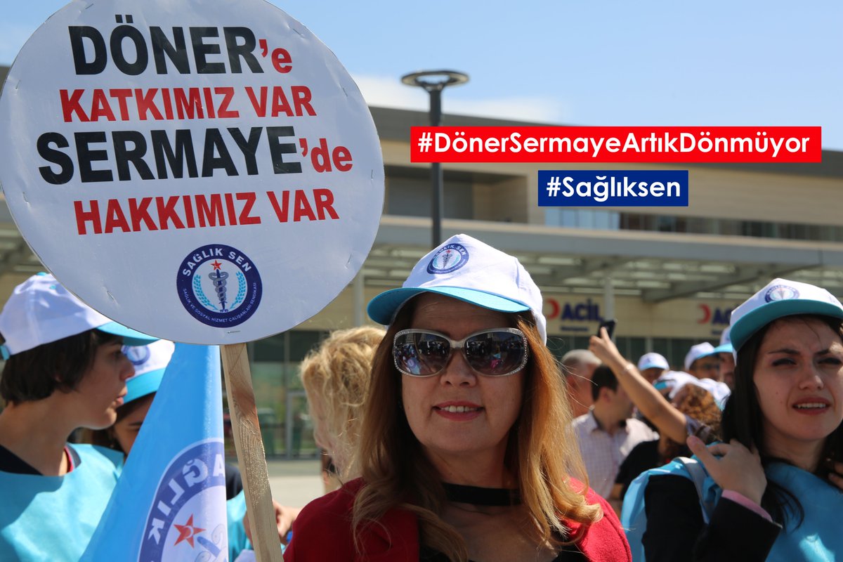 Döner sermaye lütuf değil, sağlık çalışanlarının hakkıdır. Lütuf da sadaka da istemiyoruz. Alın terimizle oluşan döner sermayeden hakkımız olanı istiyoruz. 
#DönerSermayeArtıkDönmüyor
<a href="/RTErdogan/">Recep Tayyip Erdoğan</a> 
<a href="/saglikbakanligi/">T.C. Sağlık Bakanlığı</a> 
<a href="/drfahrettinkoca/">Dr. Fahrettin Koca</a> 
#Sağlıksen