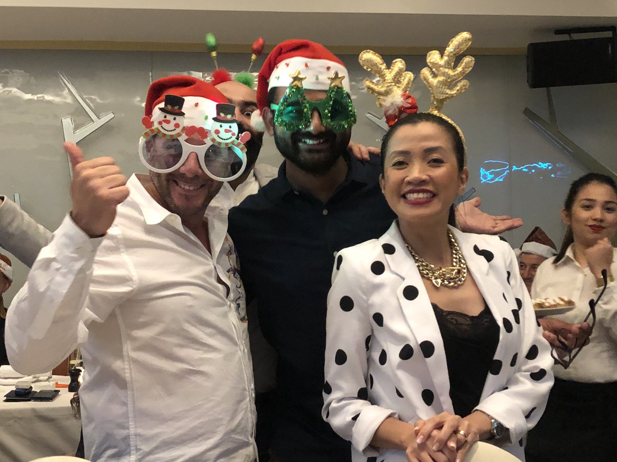 An eventful week in our #Dubai office with the best team in the world.🎈Celebrating with these hardworking people the achievements of this past year. #ChristmasParty2019