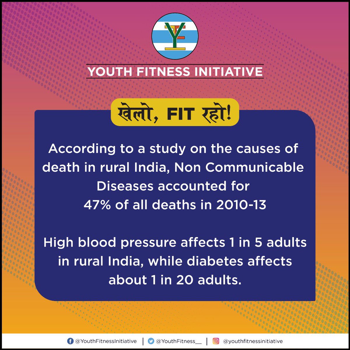 The threat of #lifestylediseases is rising in our rural communities. We need to build on our sporting & fitness culture to combat spread of diabetes, obesity & heart disease. #Fitness