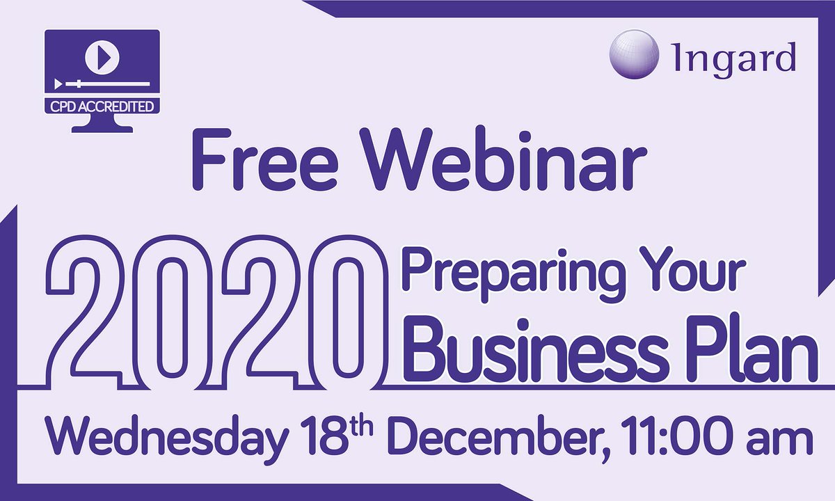 Calling all Network members... Make 2020 your best year yet! Don't miss our 2020 Business Plan Webinar at 11:00am on 18/12. Register via the Portal:  bit.ly/2GZZLlD
 #mortgagebroker #mortgageindustry #businessplan