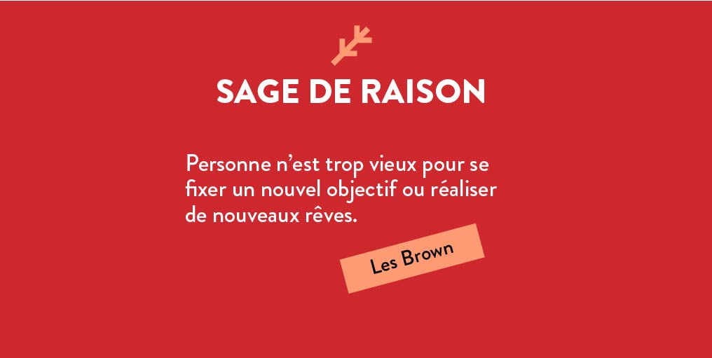 Il n'y a pas d'âge pour réaliser ses envies 😊