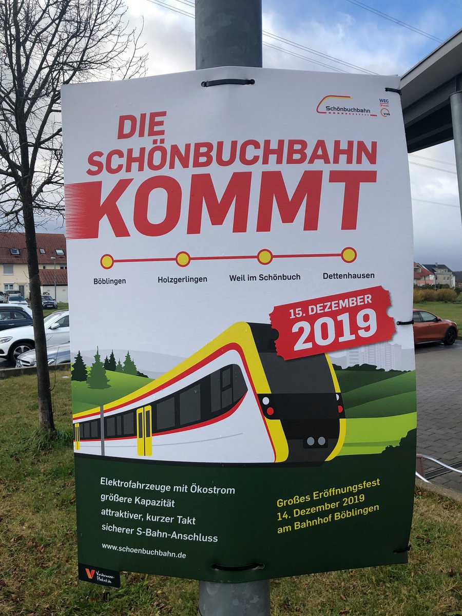 levigo's tweet photo. Welcome Back #Schönbuchbahn!
Seit dem 15. Dezember fährt sie wieder - und bietet damit auch eine prima Verbindung zu deinem neuen Arbeitsplatz bei levigo ... 😉
#levigo #BusinessIT #AberRichtig
https://t.co/7Iz0h2zdTz https://t.co/kFrDuVCJgM