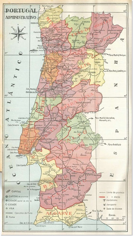 Espírito Viajante on X: Mapa de Portugal - Províncias históricas