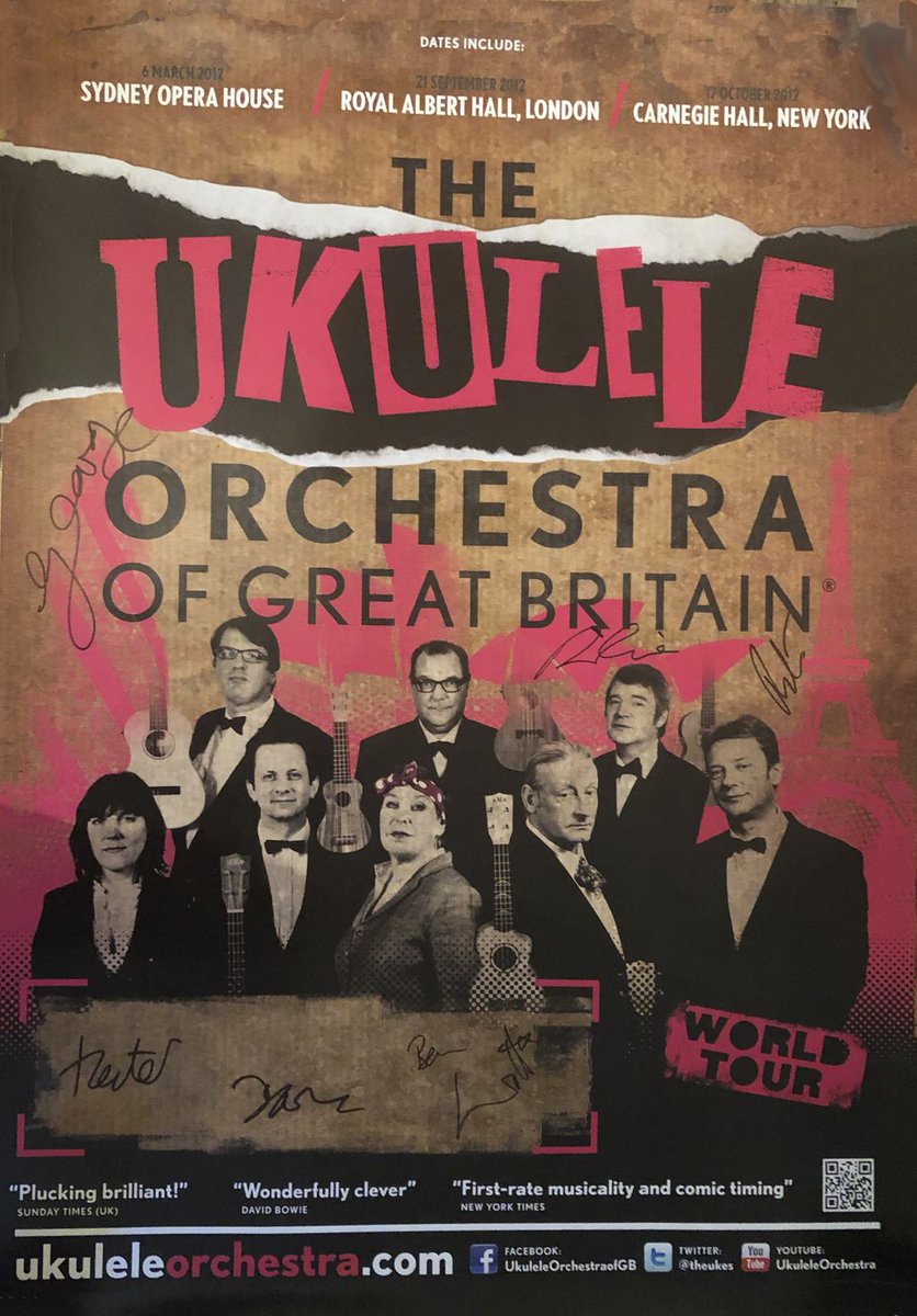 TheUkes's tweet photo. 🎄 Day 16 🎄Today we are giving away a signed poster from our 2012 World Tour! To be in the chance of winning simply retweet this post and tell us your favourite UOGB gig of all time. 😄 Good luck everyone! #UkuleleOrchestraAdventCalendar #giveaway 
. 
.
.
Full T&amp;Cs on Facebook https://t.co/HAe9o5JVAI