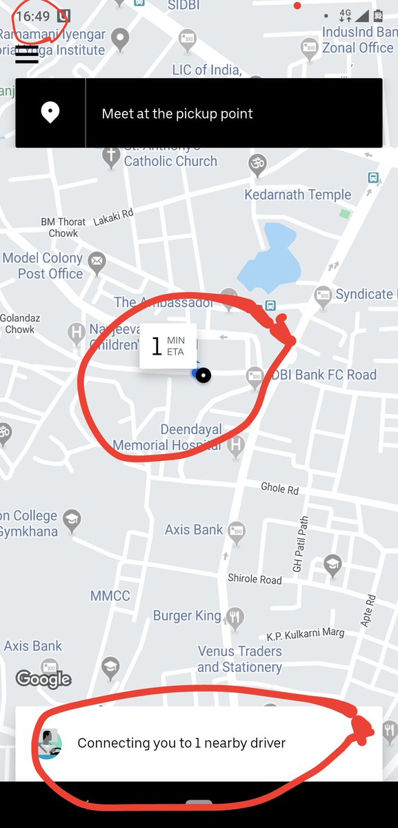 abha_dhupkar's tweet image. @Uber @Uber_Support @Uber_Pune 

Can you explain how this happens?? And I am standing in the same spot, without cancelling the search.... oh, yes. This is after a driver accepted the ride and then cancelled.....
#Uber #bad_service