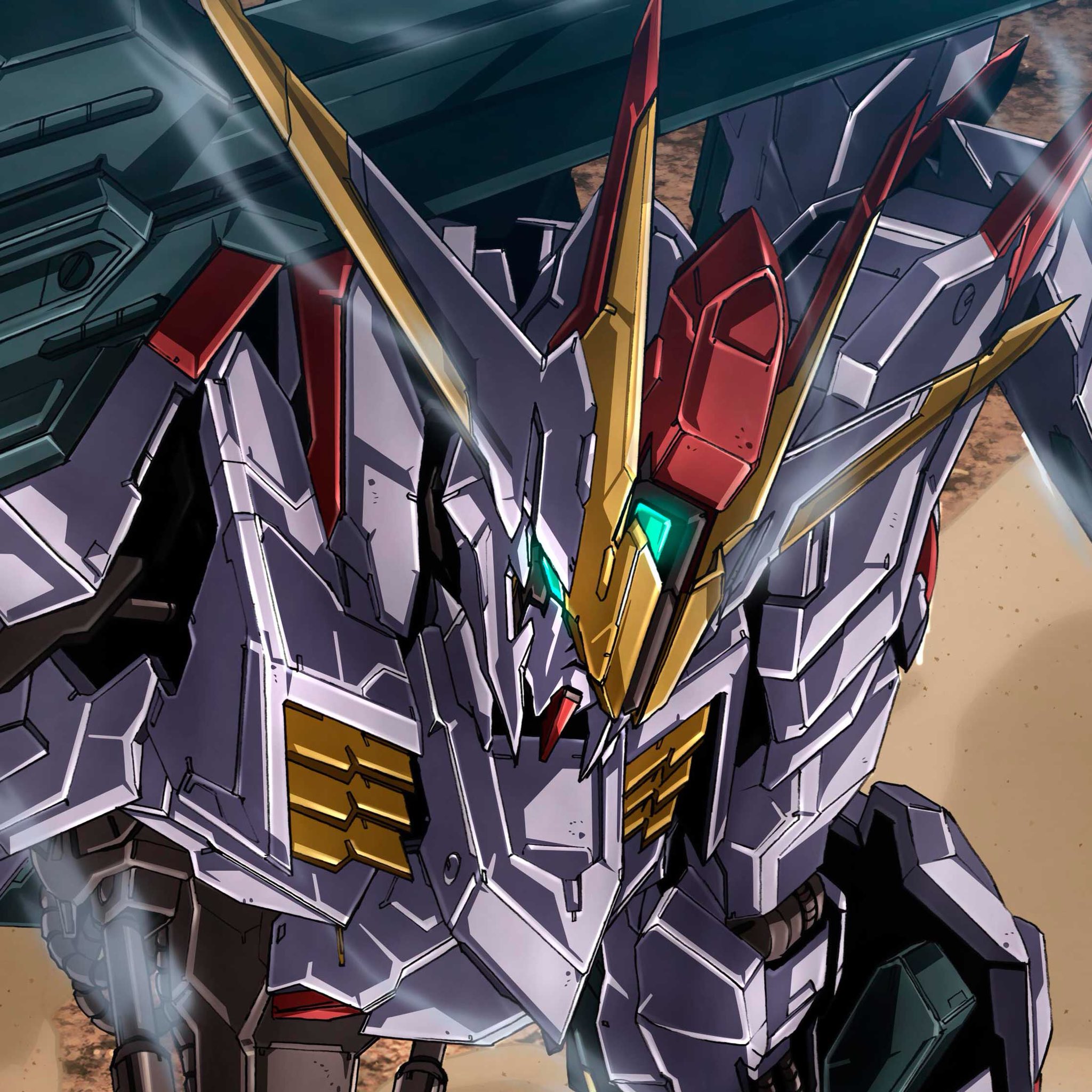 機動戦士ガンダム 鉄血のオルフェンズ 新たなるガンダム公開 アプリ 鉄血のオルフェンズg に登場予定の ガンダム マルコシアス 公開 Msアーカイブス第4回では 描き下ろしイラスト Amp 機体詳細を紹介しています 是非ご覧ください