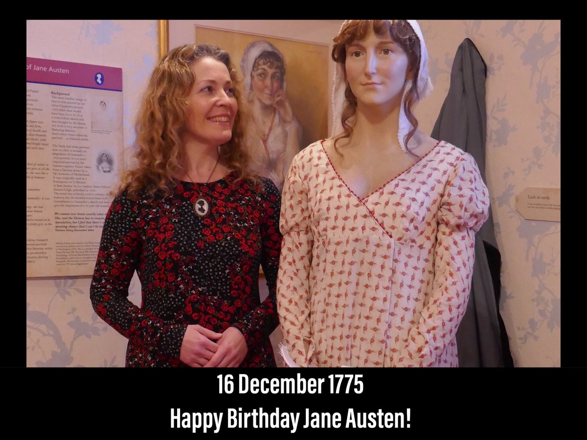 From one Jane to another - Happy Birthday Jane Austen!!! I can’t wait to celebrate with the Jane Austen Society later today. 🎉🍰☕️