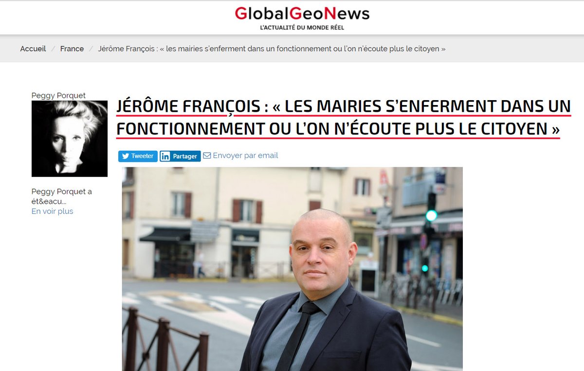 pegF5's tweet photo. Jérôme François : « les mairies s’enferment dans un fonctionnement ou l’on n’écoute plus le citoyen ». 
mon #interview en accès libre sur https://t.co/APjckpAuef
https://t.co/w5sMybyrer #Municipales2020 https://t.co/0RAUQAPsmF