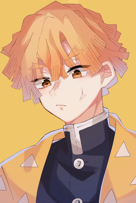 こやのさんがTwitterに投稿した我妻善逸(鬼滅の刃)のイラスト。