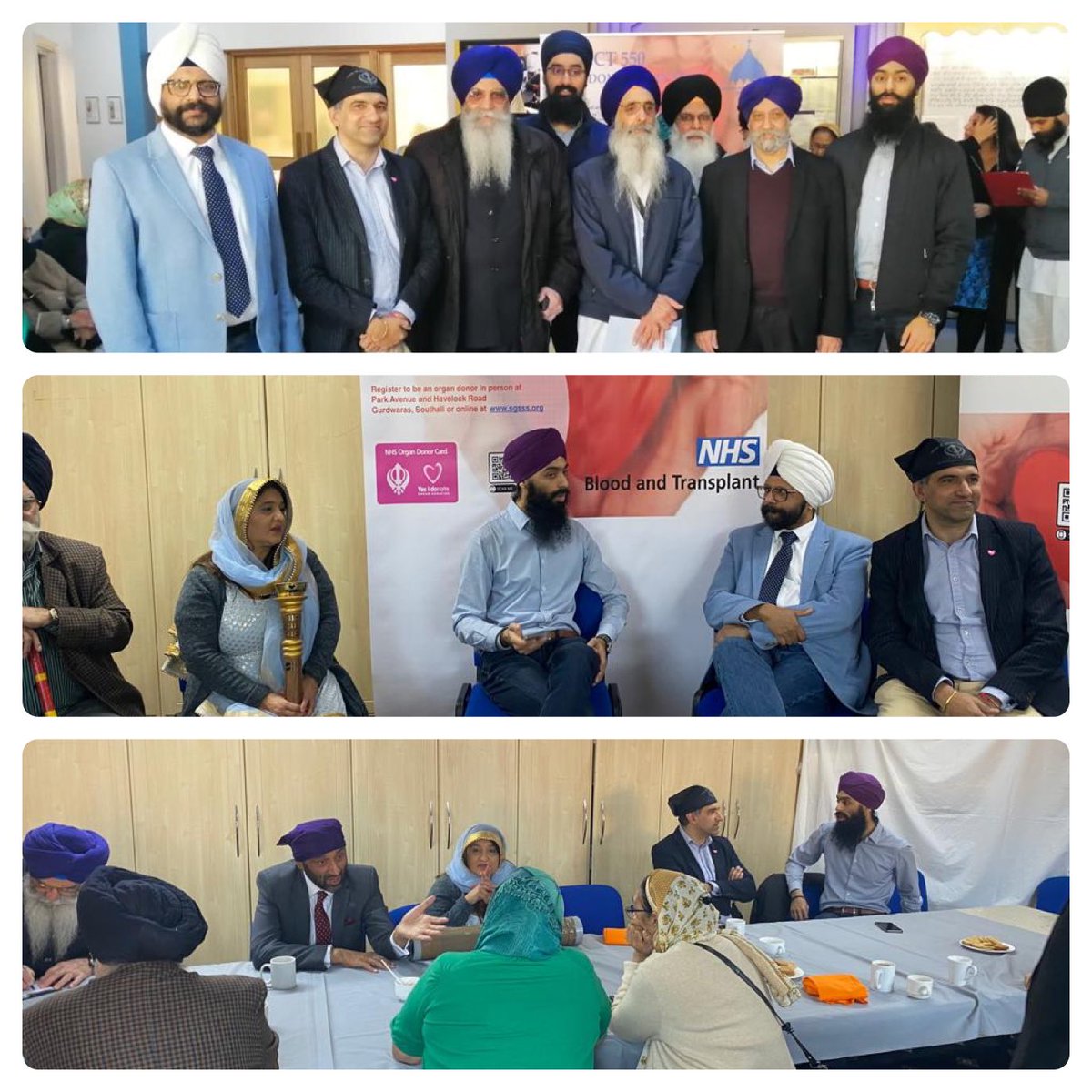 SEVATrustUK's tweet photo. Excellent effort #Project550 #sikh #OrganDonation awareness talks&amp;registrations @sgsssouthall  @gurchrandhawa @DrOnkarSahota #DrRajinderpalSingh  @DHSCgovuk  @BritishSikhDocs @wlv_uni_sikh @SikhOrganDonor @kidneycareuk @share_wishes we need more Gurdwaras 2support @NHSOrganDonor https://t.co/ctchpVrHrD