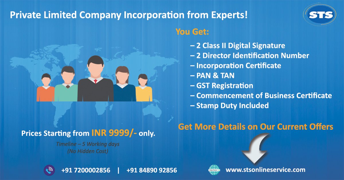 Private Limited Company Incorporation from Experts! - #SoftTechSolution

Know More: bit.ly/2Rknt11

#PrivateLimited #CompanyIncorporation #PvtLtd #CompanyRegistration #Consultant #Startup #StartupRegistration #Legal #PAN #TAN #GSTRegistration #DigitalSignature #DIN