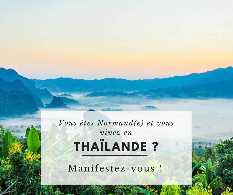 À la recherche de Normands installés en Thaïlande pour ma web-série sur les Normands du bout du monde pour Paris Normandie <a href="/mathailande/">Thaïlande officiel</a>