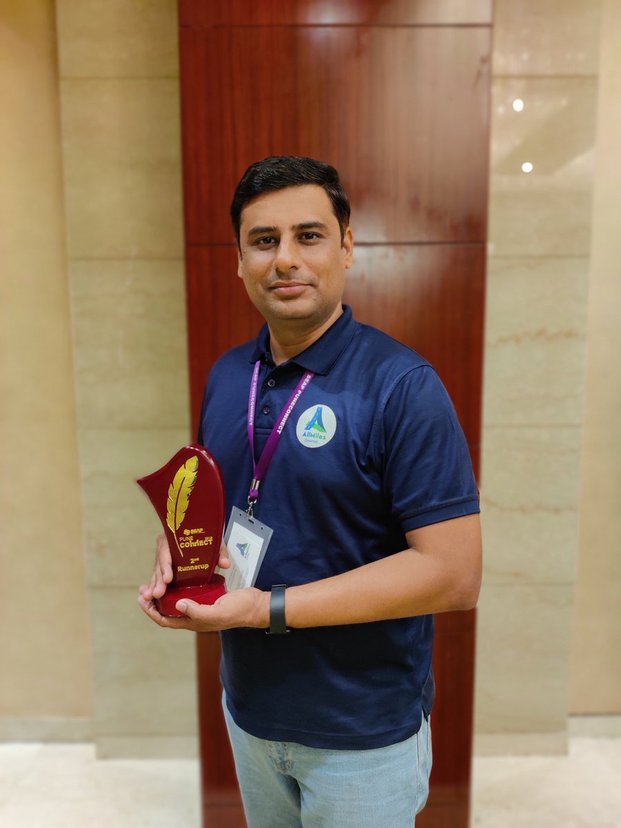 allmilesindia's tweet photo. And here’s another win for Team AllMiles! 🏅
Our Marketing Director, Mr. Sachin Bhavsar had the honour of presenting our product to an esteemed jury at SEAP Pune Connect where we were fortunate to bag the title of 2nd runner up! 🏆
! 🌎 🚎📲

 #allmilesIndia #SEAP2019 https://t.co/lnuqzAzHu8