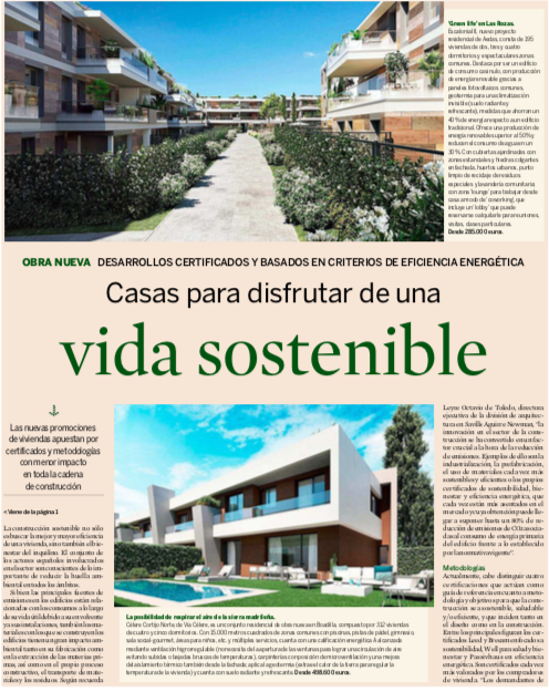 HomuProject's tweet image. Gracias @ljuncoq por contar con #HOMUWellTech en este amplísimo reportaje sobre #residencial eficiente. Cada vez son más los promotores que cuidan el aspecto energético y sostenible de una #vivienda y para nosotros es un placer asesorarles.