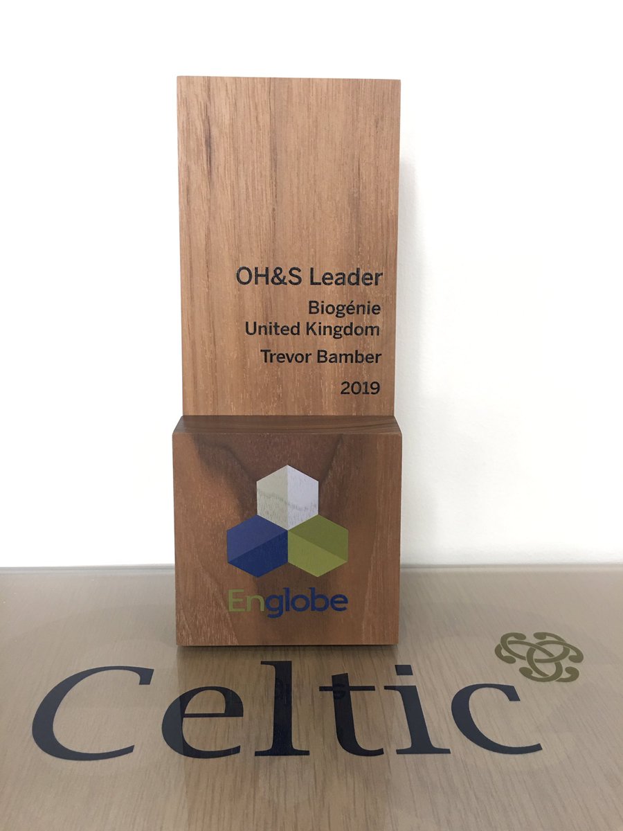 Trevor is an example for us all and a key part of our successes. 

Congratulations Trevor ! Martin Holmes Celtic’s Operations Director presented the Award