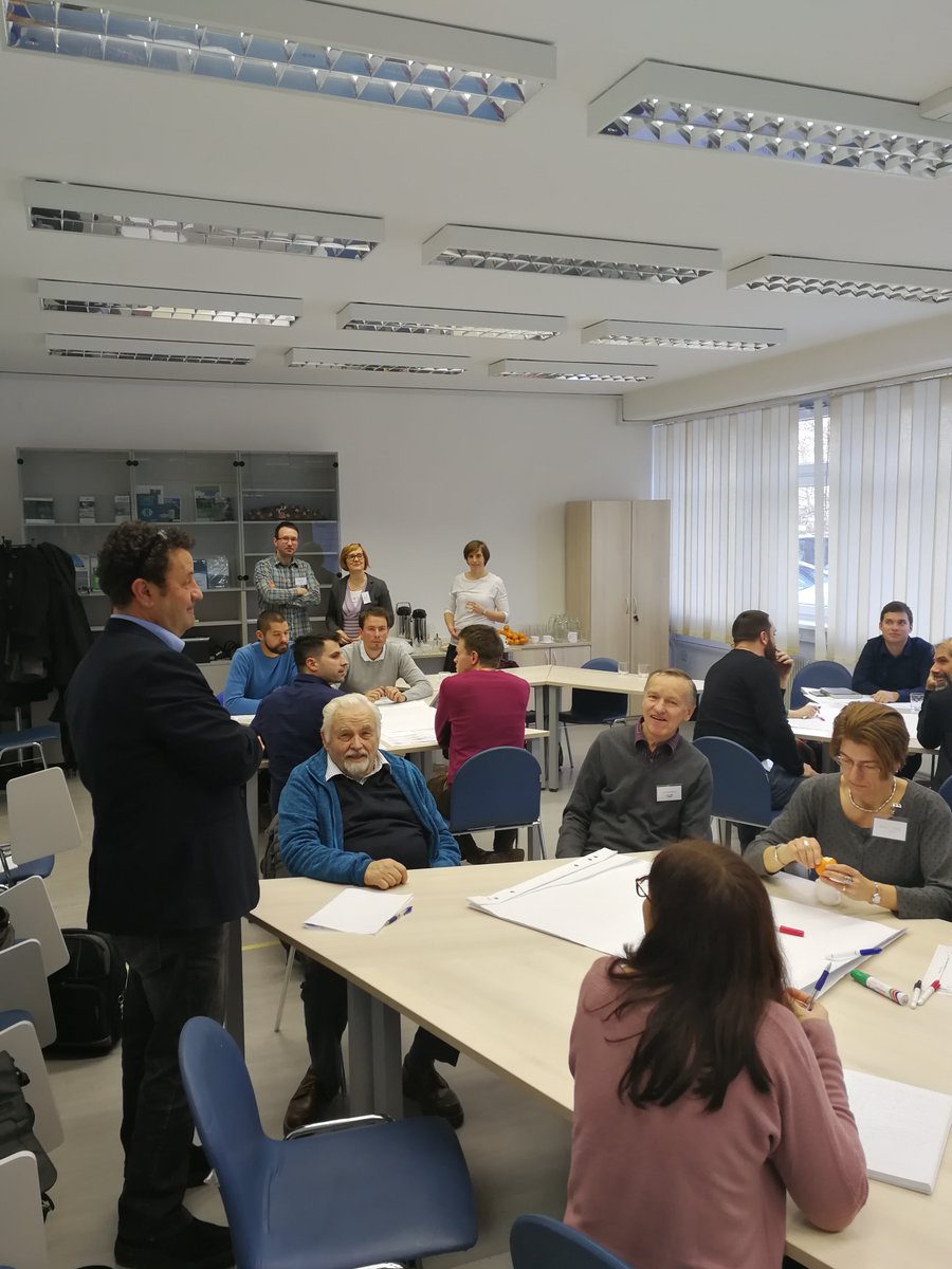 GWPCEE's tweet photo. Stakeholders at the Slovenian #FramWat dialogue on 10 December in Ljubljana: "Small Water Retention Measures implementation in not hindered by the lack of funds, but gaps in the decision support system." #SWRM #NSWRM #NatureBasedSolutions https://t.co/fdwpjDNkxH
