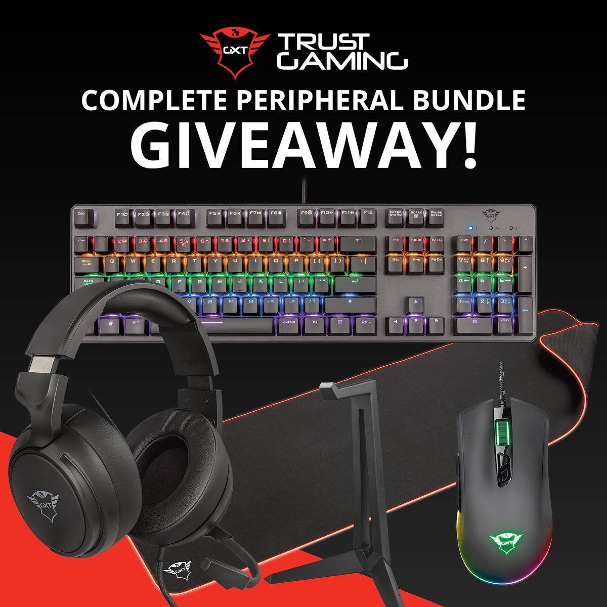 Win a complete Trust Gaming peripheral bundle! 🎮 Participate via
bit.ly/2EbV3i8
