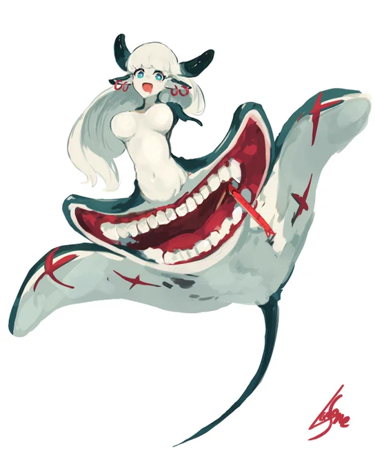 カニ人(@kanijin358 )が1歳らしいので人魚ちゃんを再掲
人類は滅亡する
#カニ人 