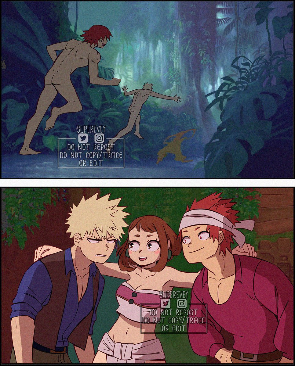 Superevey1's tweet photo. The Road to Eldorado #kirikacchako #kacchako AU ! 🌴

One of my fav movie EVER☺️ https://t.co/PgCGsFkadS