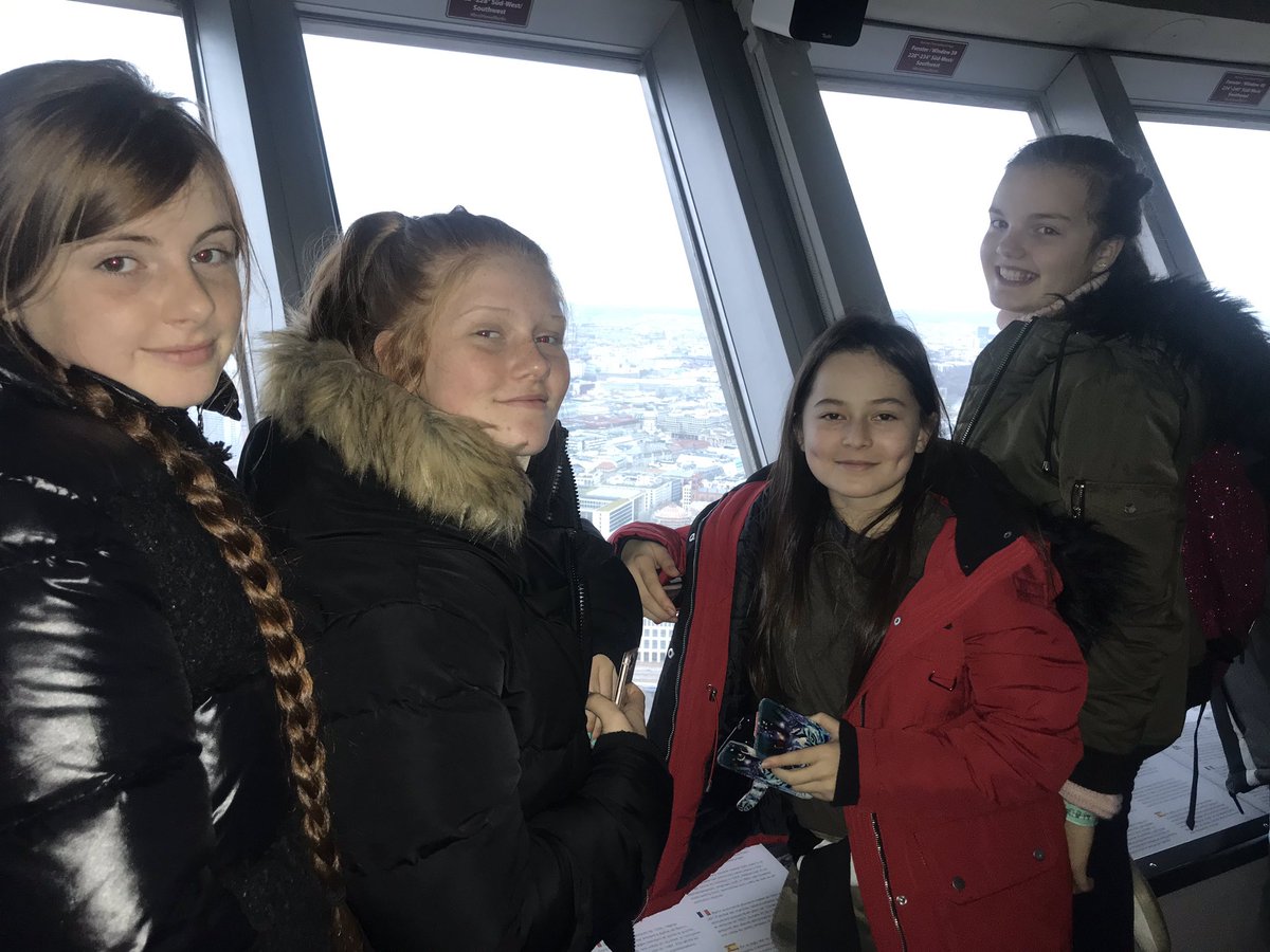 pgsgerman's tweet photo. Taking in the sights of Berlin from the TV Tower https://t.co/P3esHtAH5p