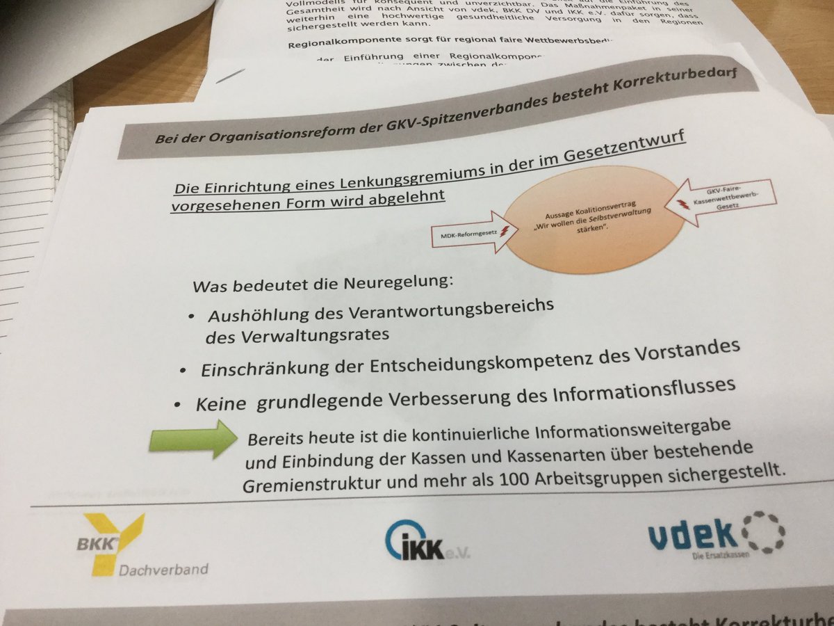ikk_ev's tweet image. #Hohn: Bei allem Konsens bzgl #MorbiRSA-Reformpakets - Änderungsbedarf beim #GKVFKG sehen die Kassenarten bei Neustrukturierung des GKV-SV