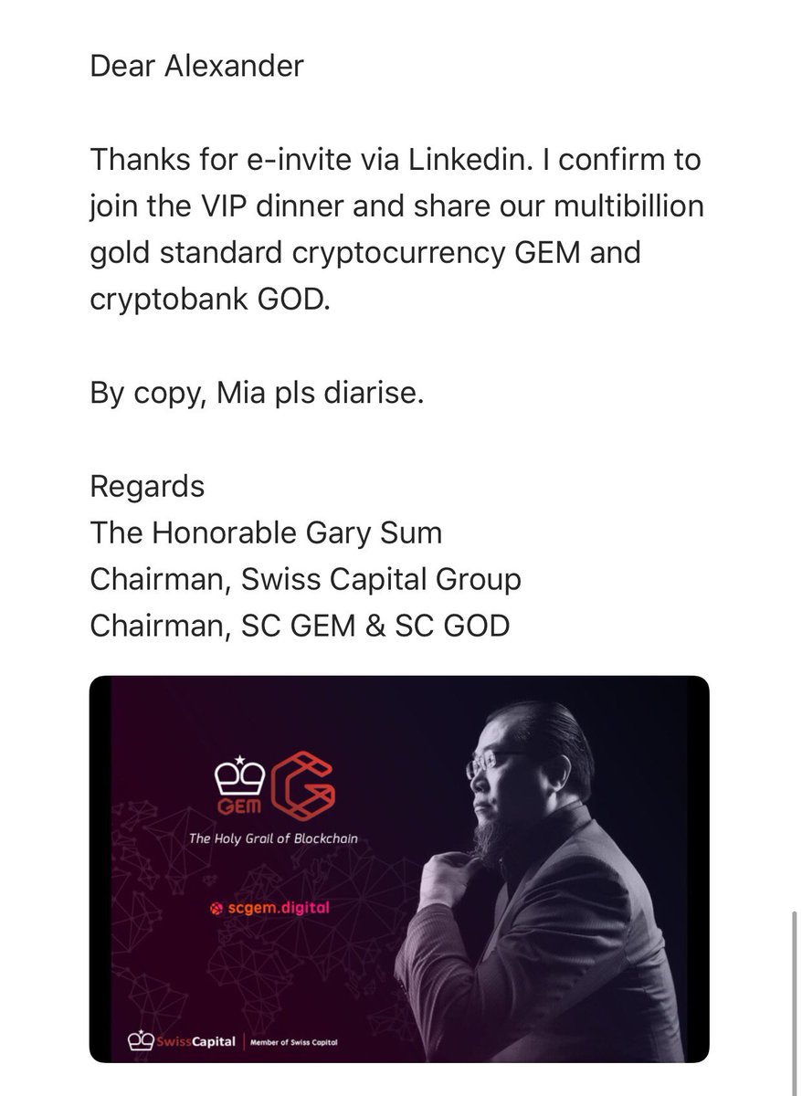 UN_CODA's tweet photo. Swiss Capital Chairman The Hon. Gary Sum share multibillion gold standard cryptocurrency GEM and crypto central bank GOD in Davos Switzerland. 瑞士资本沈男爵主席相约達沃斯发布万亿金本位GEM及数字央行GOD。 https://t.co/yusRakhSPb