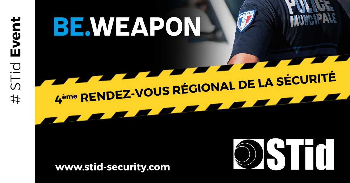 StidOfficiel's tweet image. 🗓️Dernier événement de l&apos;année : les 4ème RDV régional de la #sécurité ce 17 décembre ! A l&apos;honneur : BE-WEAPON, notre solution de gestion dématérialisée d&apos;armurerie.
Lieu : Espace Culturel l&apos;Atrium, Tassin la Demi-Lune (69)
#InstinctiveAccessControl #AccessControl #iot #industry