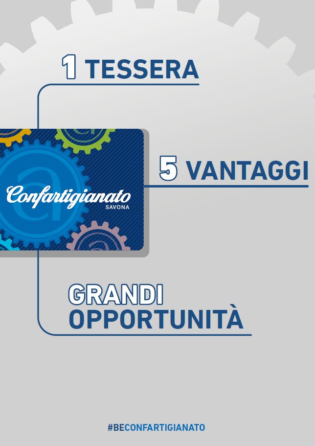 #campagnassociativa2020 Scopri la nuova #tessera e entra in un modo di #grandiopportunità. Essere #associatodiconfartigianato porta 5 #vantaggimmediati
Come fare?
📧#vieni da noi,
📧#scopri cosa abbiamo pensato per te ,
📧#associati e cogli tutte le occasioni 
#beconfartigianato