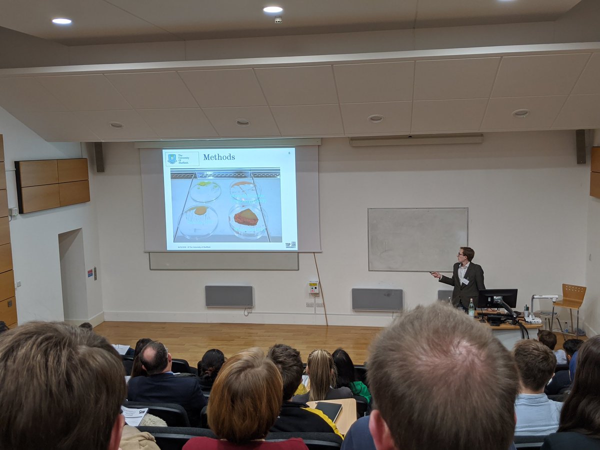 Proud supervisor. Great presentation from <a href="/SamHigginbotha2/">Thin Sam the fat man</a> at #biteg #biteg2019 on his work on fat and fibroblasts with @lambertlab1 and <a href="/NicolaHGreen001/">Dr. Nicola Green</a>