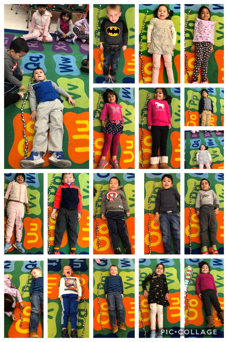 MKocoris's tweet photo. Polar Express week we measured with bells. We made predications how many bells long we were. We counted up to 50 🔔🔔🔔long!@MKocoris @ManorOaksNHPGCP #NHPGCP #ManorOaksNHPGCP #prekmath https://t.co/pH2VfF6AKj