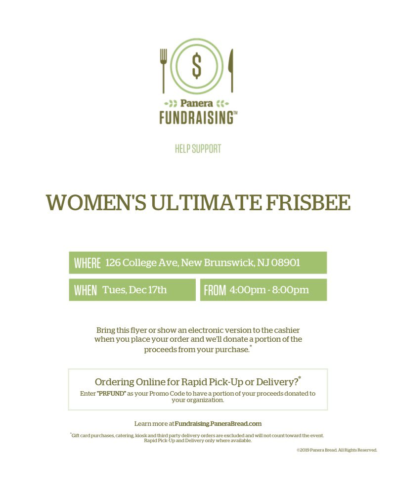 Feelin stressed and tired cause of finals? Head over to Panera TOMORROW for some yummy food to get re-energized! We’re having a fundraiser and if you show this flyer to the cashier, Panera will donate some of the proceeds to Nightshade! (Date, time and location on flyer) 😋