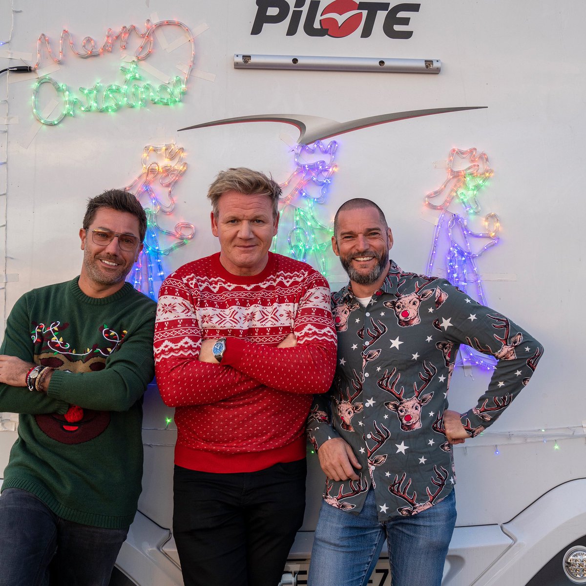 GordonRamsay's tweet photo. One week. #GordonGinoAndFred at 9 PM on @ITV.....miss us ? https://t.co/vnHKEC8Zlz