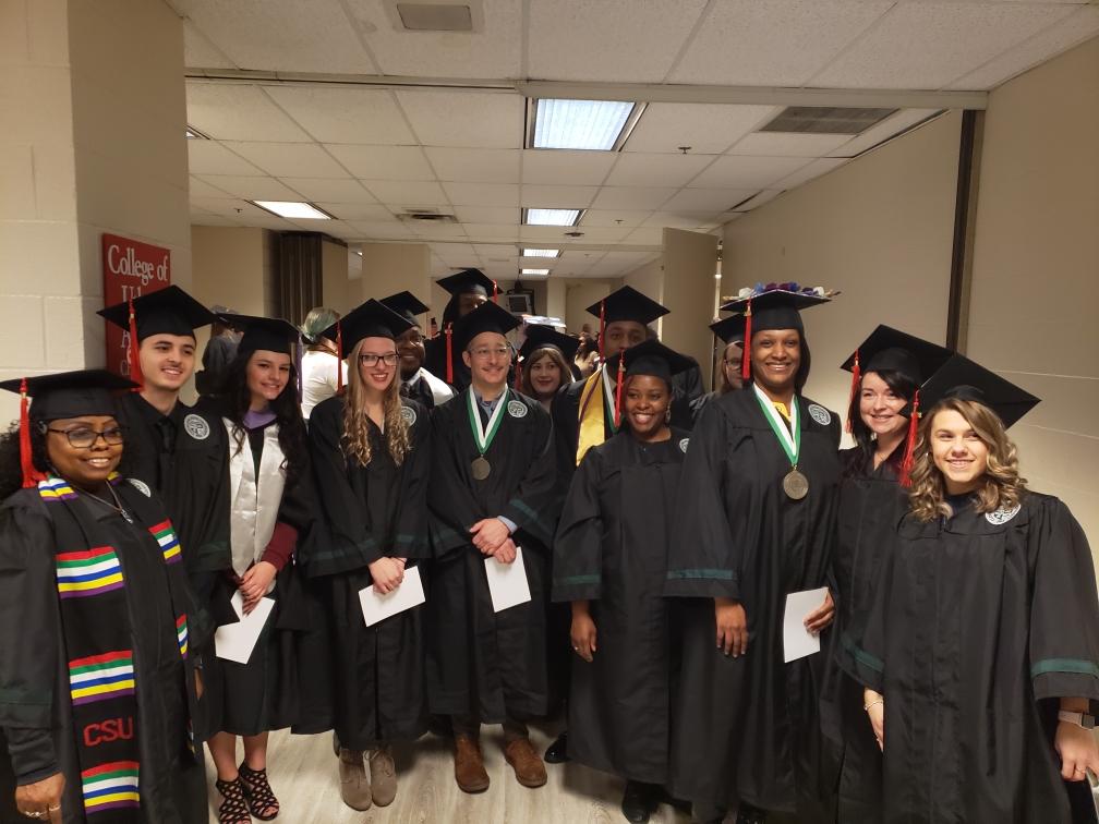LMMCleveland's tweet photo. We love seeing our LMM staff go after higher education! Congratulations to Malika Kidd from our Workforce Development program. She received her Bachelor's in Nonprofit Administration @CLE_State this weekend and has been promoted to Program Director effective today! #LMM50 #ERWnow https://t.co/NQm9E7igTf