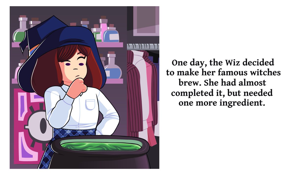Months ago when I was in college, I was assigned to come up with an "interactive" children's story for a theoretical website, so knowing nothing about programming I just drew up some slides with a mini story I wrote, here's the pages I drew, it's not the whole story btw.