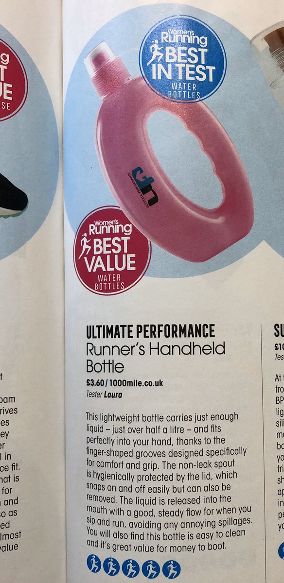 TheOnlyWayIs_UP's tweet photo. Best in test and best value? We’ll take that - thanks @Womensrunninguk 
#runningbottles #running 

https://t.co/yIwHereZOz https://t.co/37yTJTecFX