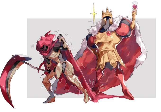 #ShovelKnight 
「何故余が足を退ける必要があるのだ!」 
