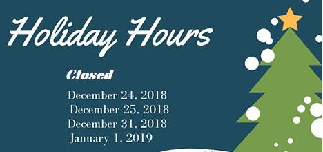 Holiday Hours conta.cc/2EpsNZn