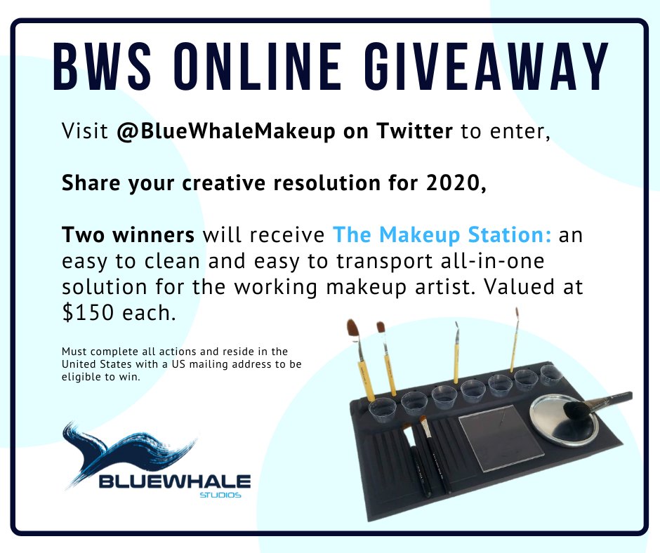 Tis the season for a holiday #giveaway! Two lucky winners will receive The #Makeup Station just in time for the #NewYear. 

✔️ Follow us and RT this post

💡 Share your creative resolution for 2020 on this thread

🏆 Find out who won at 2 pm ET on December 30th. 

Good luck!