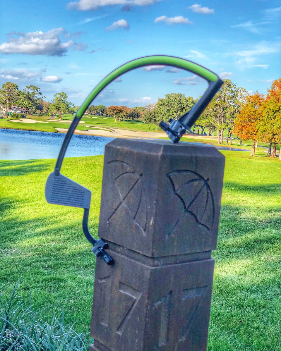 Hangin’ at Arnie’s place. 🙌🏼 #theHANGER #PracticewithPurpose
—
📸: <a href="/BryanGolf/">Bryan LaRoche</a>