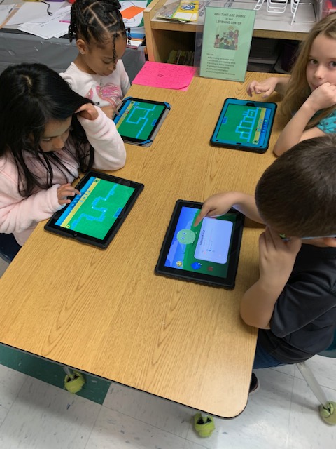 GranvilleTechPD's tweet photo. Students at Mt. Energy in Ms. Branch's class participated in #GCPSHourofCode. The students enjoyed learning that everyday activities such as brushing teeth, preparing for school & making pizza, follow an algorithm (sequence) similar to programing games in technology. #GCPSTech https://t.co/yTBdfqlYfx