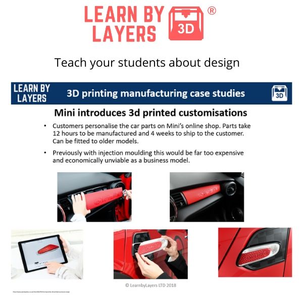 learnbylayers3D's tweet photo. Teach your #students about #designing useful products with our lesson resources. Visit https://t.co/hCw04Usqkc #teach3dprinting #teach3dmodelling #lessonresources #k12 #stem #learning #techinschools #technologylesson #3dprinting #3ddesignproject #designlesson #3dprintlesson https://t.co/H9OOaJwq3T
