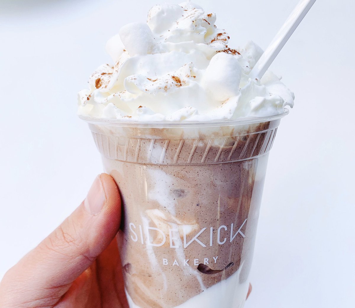 Snowday on a #snowday ❄️ #hotchocolate #softserve #MondayVibes #arlingtonva <a href="/BallstonQuarter/">Ballston Quarter</a>