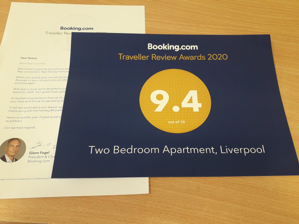 ViewMersey's tweet image. A fantastic year for all of our team at Mersey View Properties Ltd and to cap it all off, an award too ! Remember people, check out our fantastic property. Dates still available for Christmas and New Year. Many thanks to everyone that has supported us this year, see you in 2020.