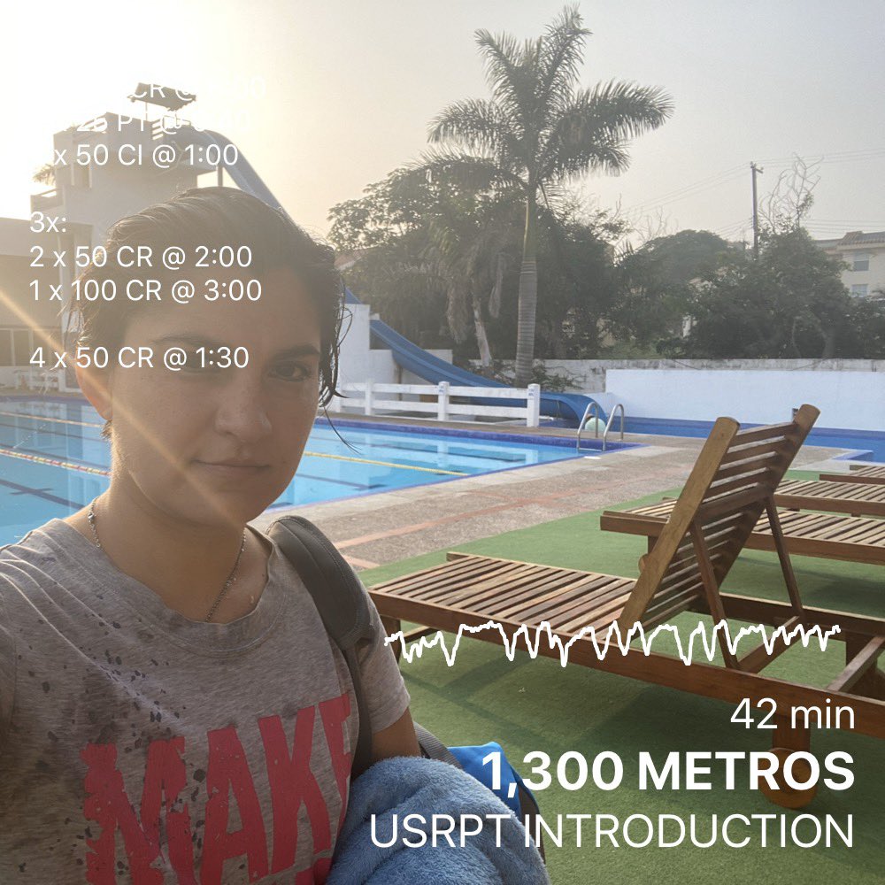 Mina_Chrys's tweet photo. #usrpt intro #week1 #day1 #improvingspeed #myswimpro #swimsmarter https://t.co/C53DA71CeM