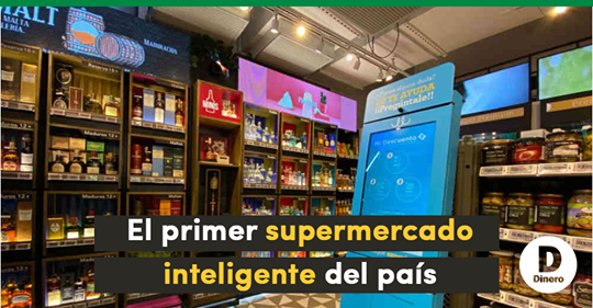 RevistaDinero's tweet photo. #Innovación | El Carulla SmartMarket es un laboratorio de comercio inteligente que cambiará la forma en la que compran los colombianos. https://t.co/VJf0qTzg4G https://t.co/Oo2wMGuKEk